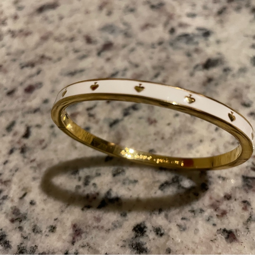 Kate Spade New York Enamel & Gold-Tone Bangle Bracelet